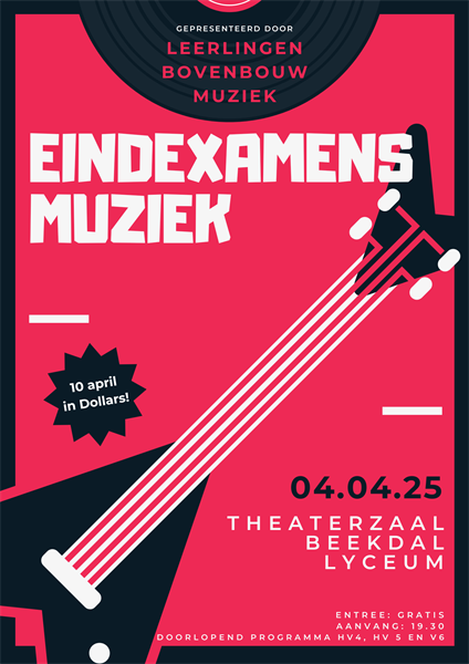 Optreden Café Dollars eindpresentaties Muziek