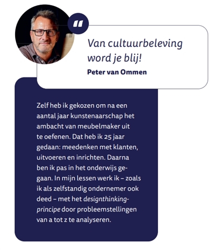 Peter van Ommen Profielcoördinator Cultuur, en Docent Beeldende Vorming